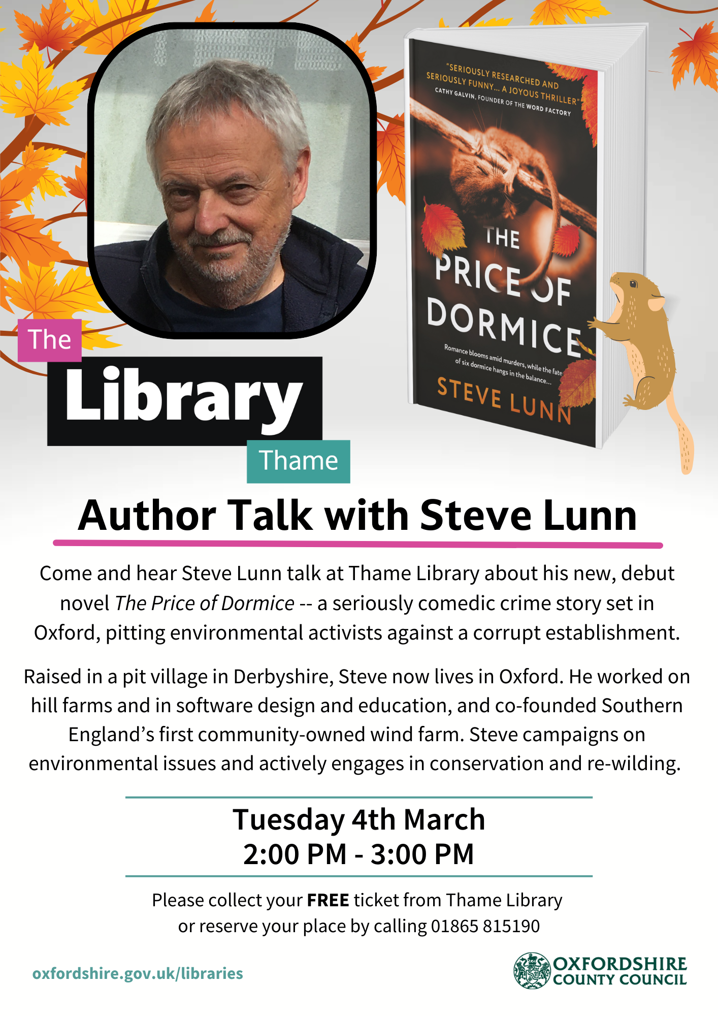 Steve Lunn Author Talk